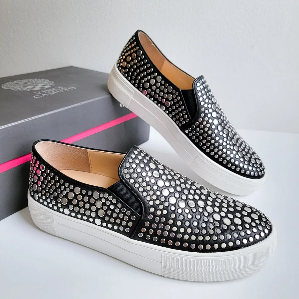 NEW Vince Camuto Studded Kindra Sneakers